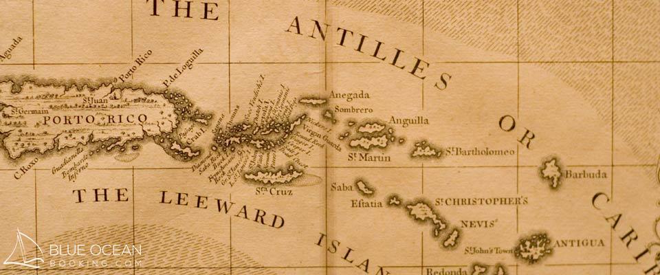 Caribbean map
